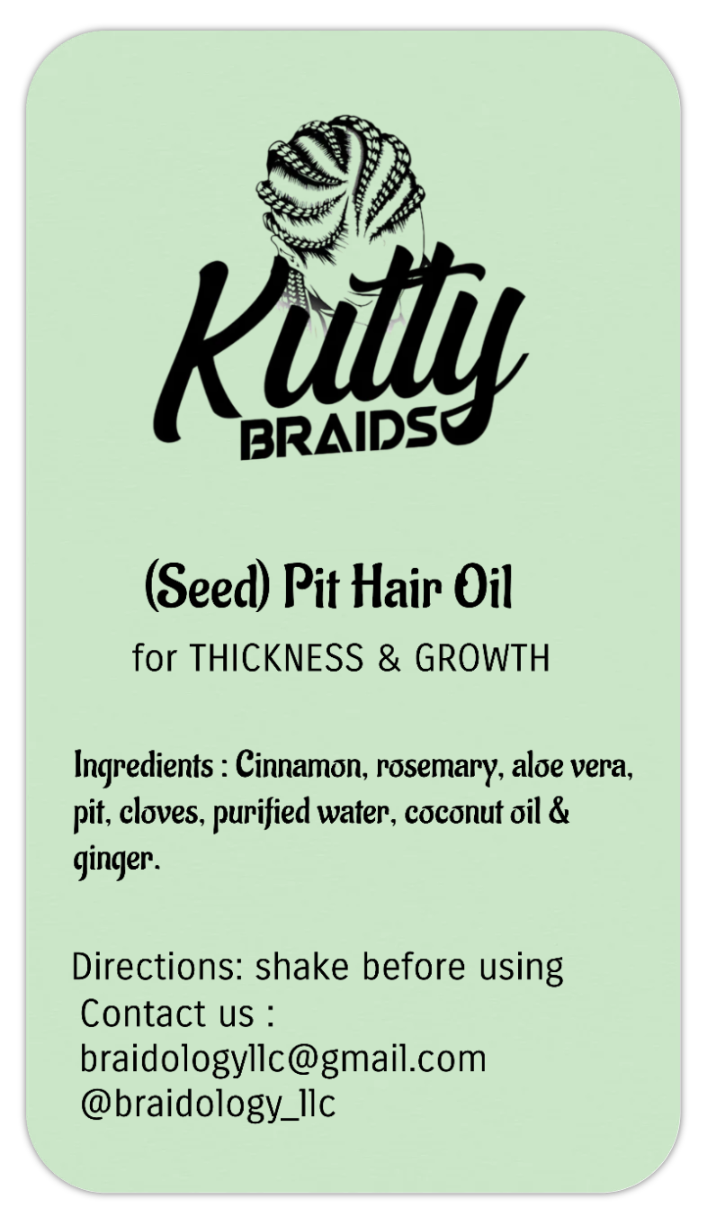 SEED-PIT Hair Oil